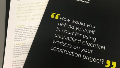 Getting to Grips with SparkSafe LtP – Online Training for Main Contractors